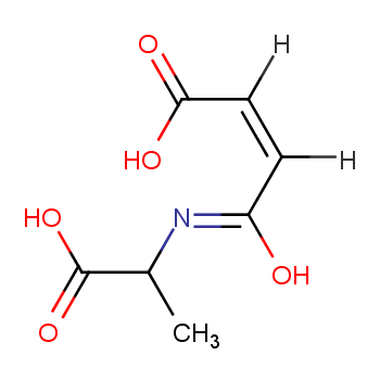 3-[ (1-羧乙基)氨基甲酰基]丙-2-烯酸 产品图片