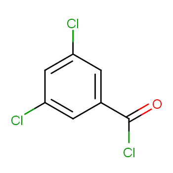 3,5-二氯苯甲酰氯化学结构式