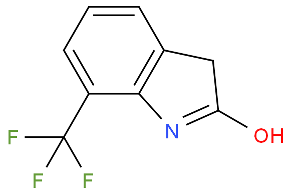 7-三氟甲基吲哚酮化学结构式