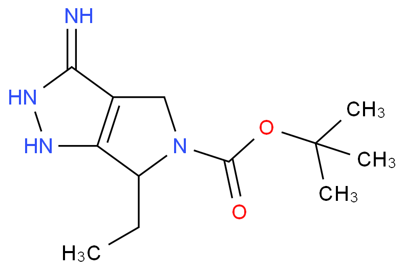 tert-butyl 3-amino-6-ethyl-4,6-dihydropyrrolo[3,4-c]pyrazole-5(1H)-carboxylate