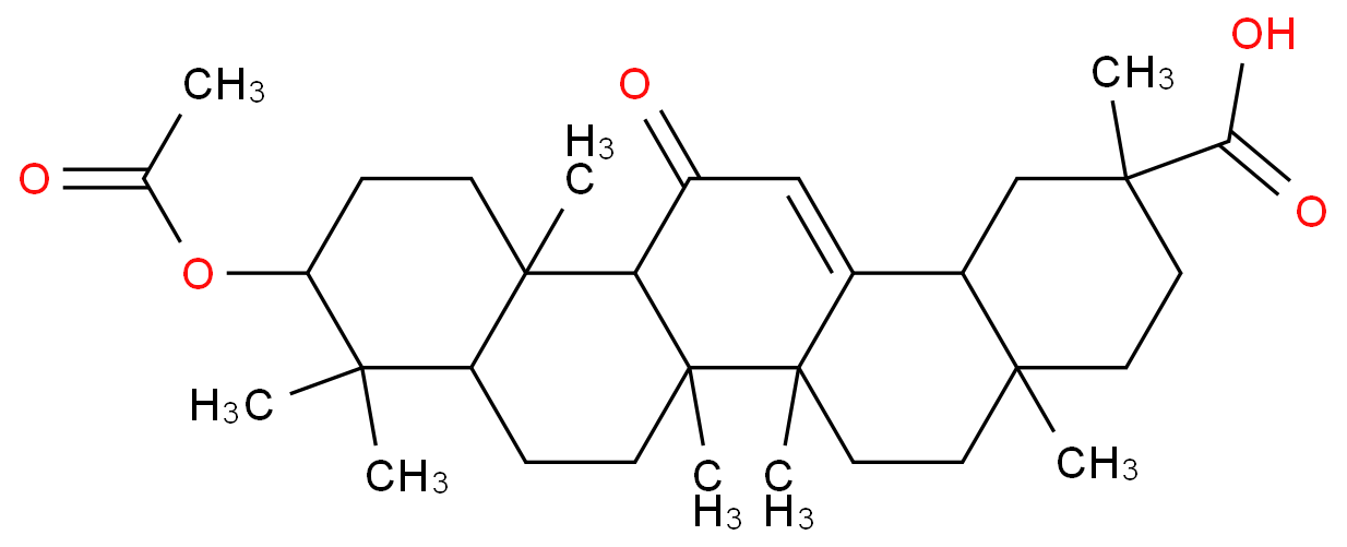 3-(acetyloxy)-11-oxoolean-12-en-29-oic acid