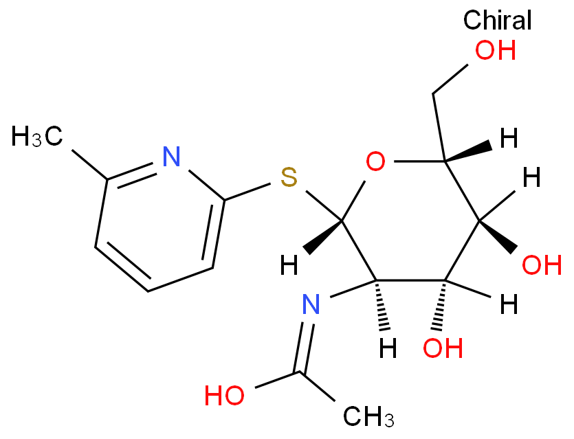 6-甲基-2-吡啶基 2-(乙酰氨基)-2-脱氧-1-硫代-β-D-吡喃葡萄糖苷,CAS:149263-94-5,1413695 产品图片