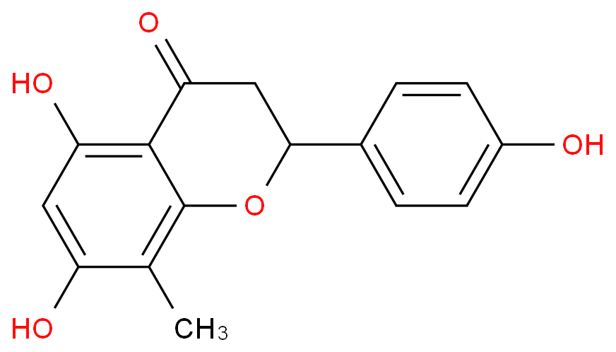 4H-1-Benzopyran-4-one, 2,3-dihydro-5,7-dihydroxy-2-(4-hydroxyphenyl)-8-methyl-