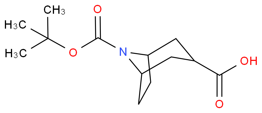 [Perfemiker]N-叔丁氧羰基-8-氮杂双环[3.2.1]辛烷-3-羧酸,95%