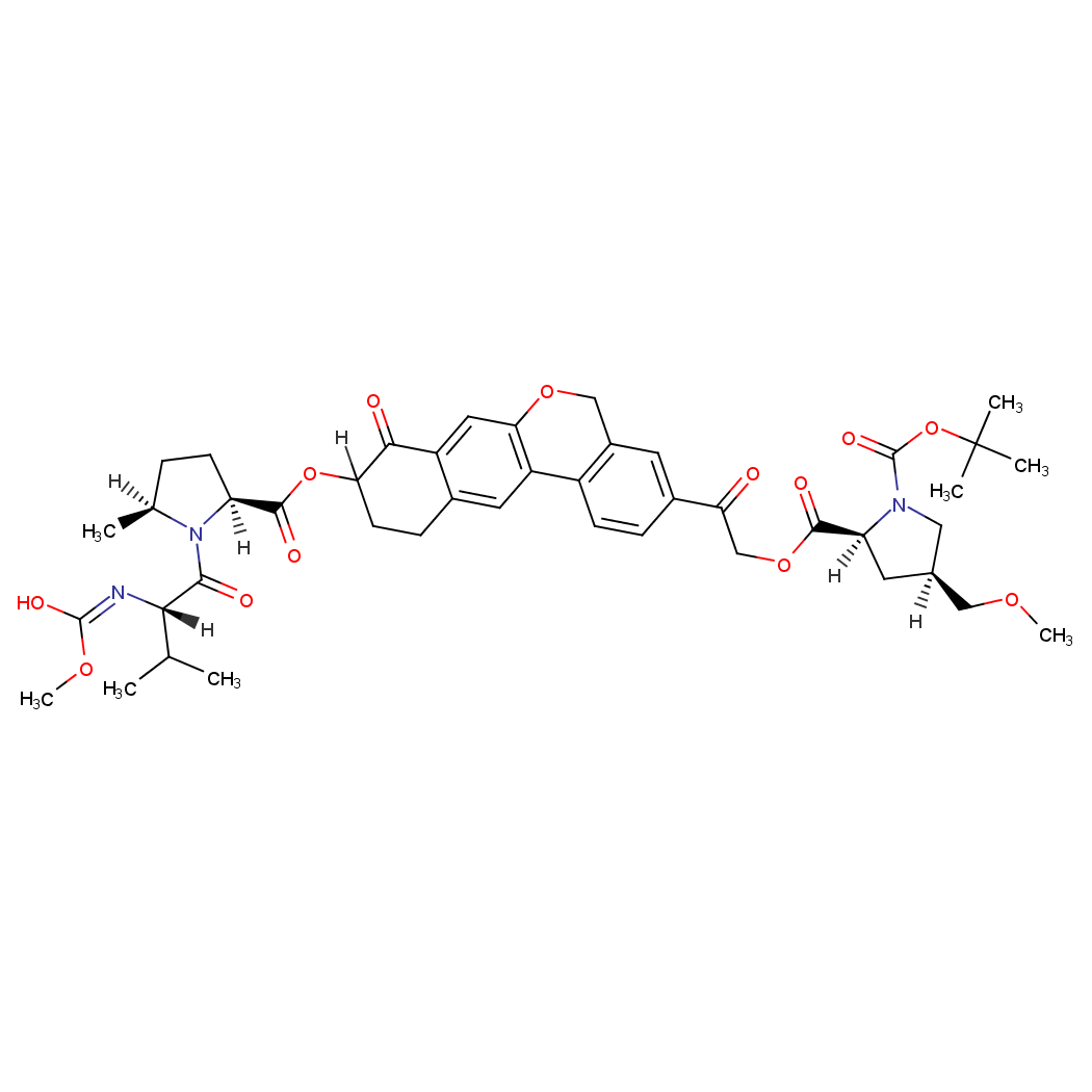 (2R,4R)-1-tert-butyl2-(2-(9-((2S,5S)-1-((S)-2-(methoxycarbonylamino)-3-methylbutanoyl)-5-methylpyrrolidine -2-carbonyloxy)-8-oxo-pyrrolidine-1,2-dicarboxylate[1378391-43-5]8,9,10,11-tetrahydro-5H-dibe