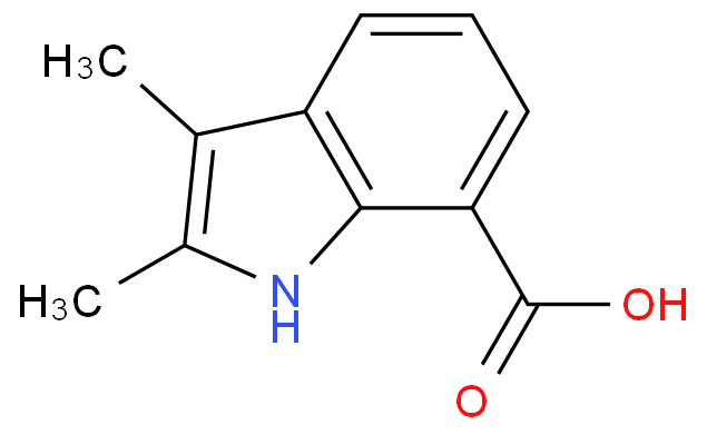 2,3-二甲基-1H-吲哚-7-羧酸 CAS号:103986-07-8科研及生产专用 高校及研究所支持货到付款