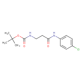 [2-(4-chlorophenylcarbamoyl)ethyl]carbamic acid tert-butyl ester