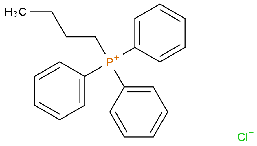 丁基三苯基氯化膦化学结构式