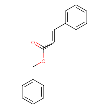 肉桂酸苄酯化学结构式