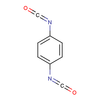 对苯二异氰酸酯化学结构式