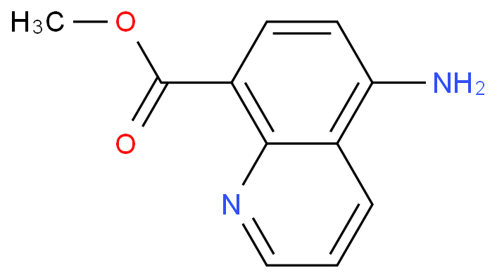 METHYLQUINOLINE-8-CARBOXYLATE structure