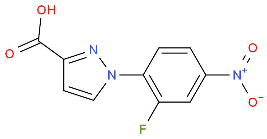 1-(2-Fluoro-4-nitrophenyl)-1H-pyrazole-3-carboxylic acid