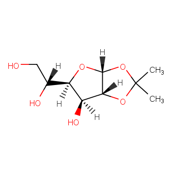 单丙酮葡萄糖化学结构式