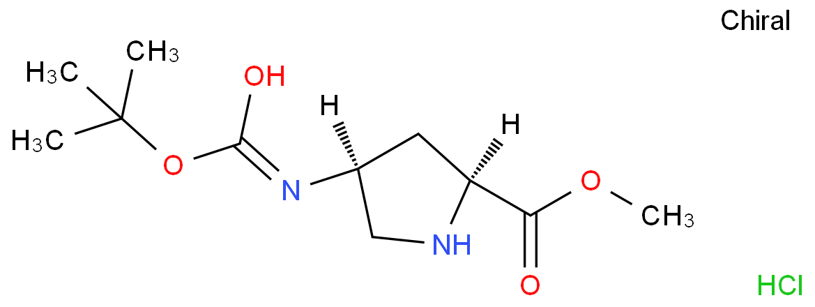Methyl (2S,4S)-4-Boc-aMinopyrrolidine-2-carboxylate hydrochloride