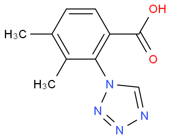 3,4-Dimethyl-2-(1H-1,2,3,4-tetrazol-1-yl)benzoic acid