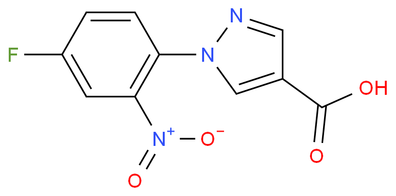 1-(4-Fluoro-2-nitrophenyl)-1H-pyrazole-4-carboxylic acid