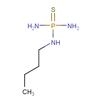 N-(n-Butyl)thiophosphoric triamide; 94317-64-3 structural formula