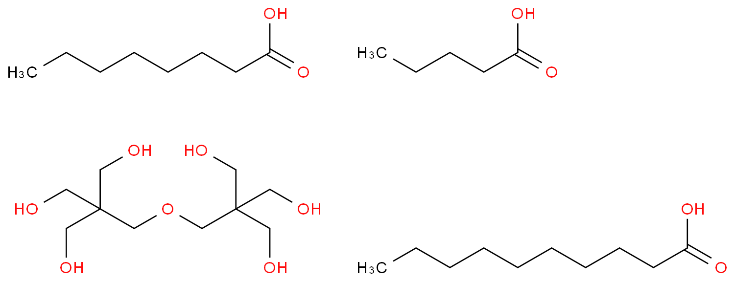 Decanoic acid, mixed esters with dipentaerythritol, octanoic acid and valeric acid