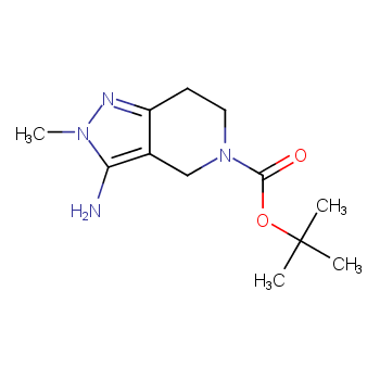 tert-butyl 3-amino-2-methyl-2H,4H,5H,6H,7H-pyrazolo[4,3-c]pyridine-5-carboxylate