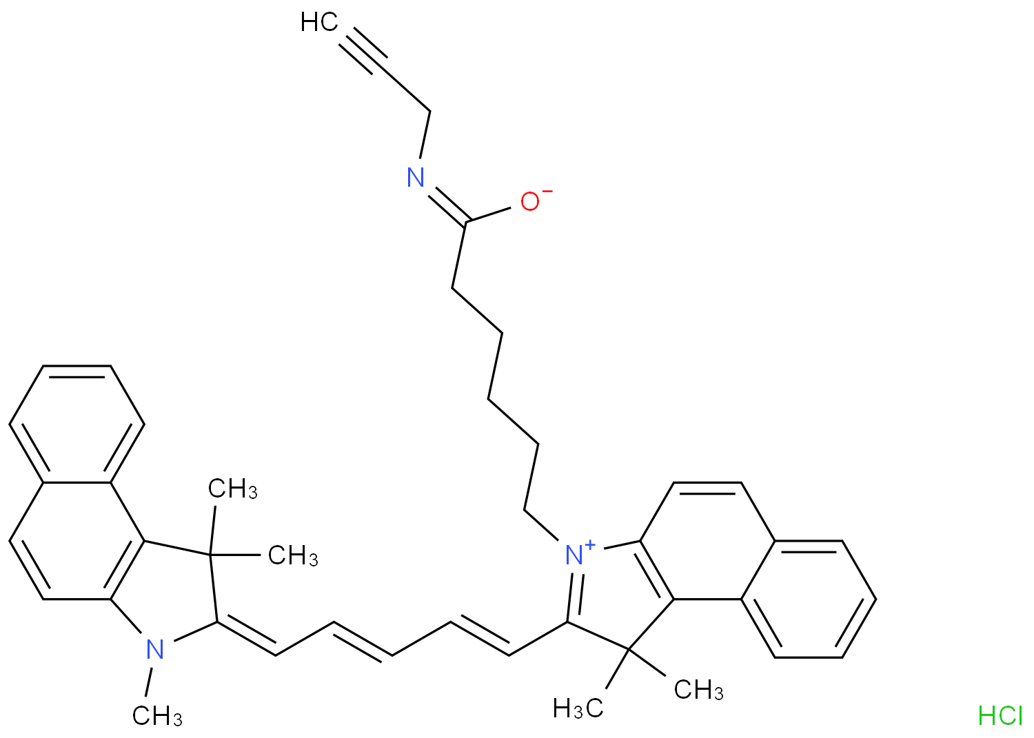 CY5.5-Alkyne脂溶菁染料CY5.5炔基1628790-37-3