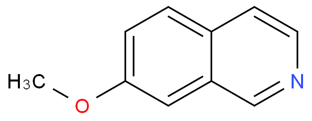 7-甲氧基异喹啉化学结构式
