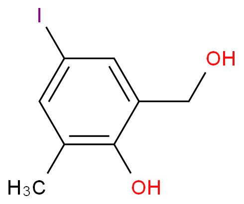 2-(Hydroxymethyl)-4-iodo-6-methylphenol