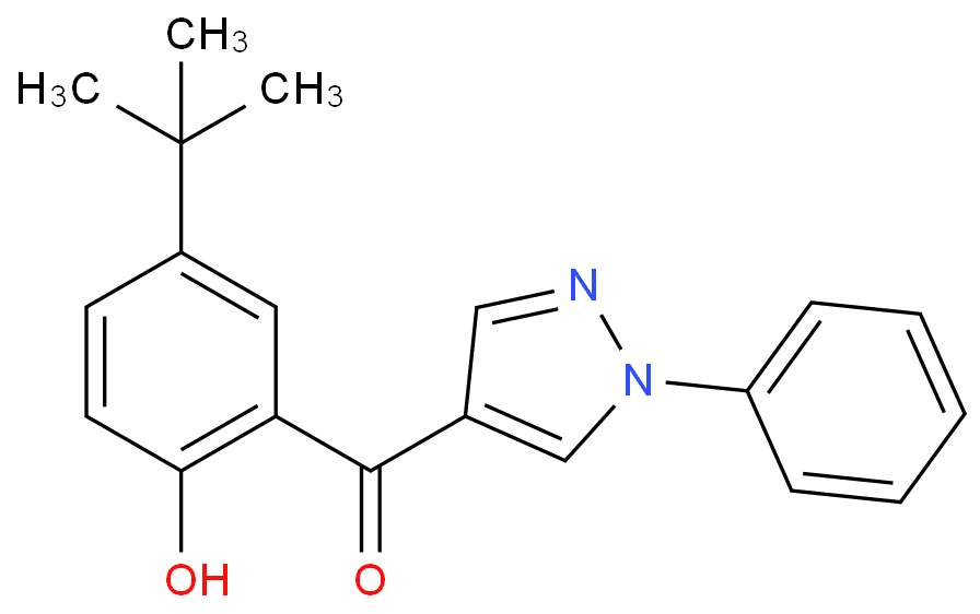 (5-TERT-BUTYL-2-HYDROXYPHENYL)(1-PHENYL-1H-PYRAZOL-4-YL)METHANONE