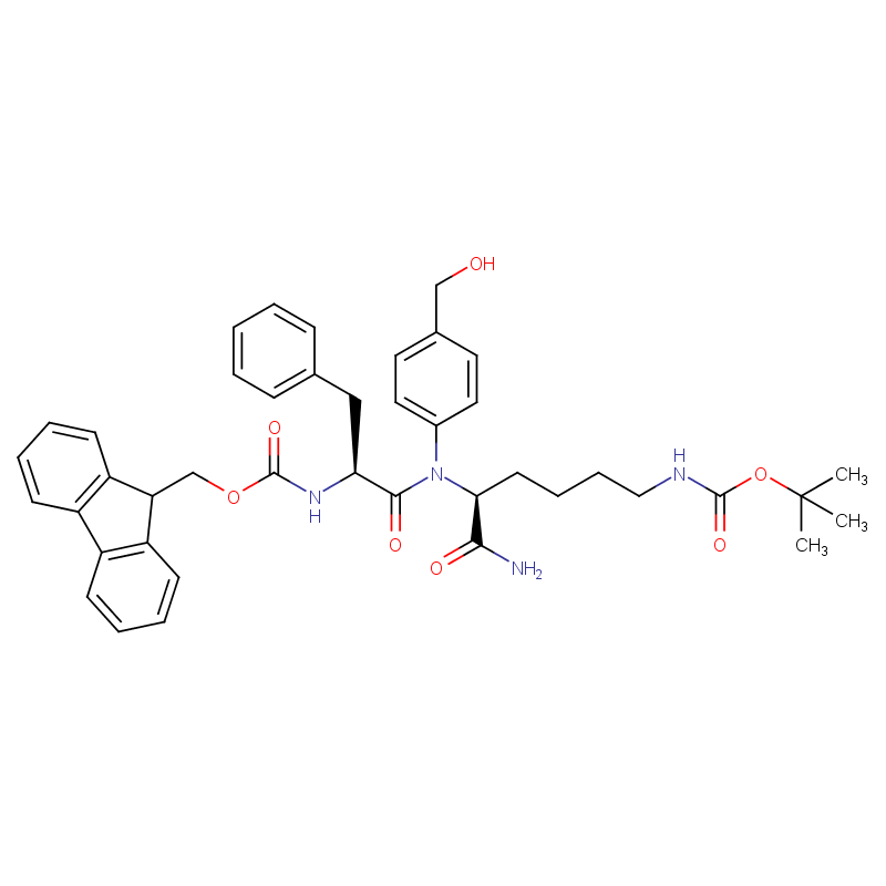 Fmoc-Phe-Lys(Boc)-PAB CAS号:206133-42-8科研及生产专用 高校及研究所支持货到付款