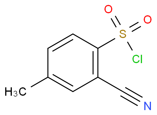 2-氰基-4-甲基苯-1-磺酰氯CAS号1261682-98-7；（现货优势供应/质量保证）