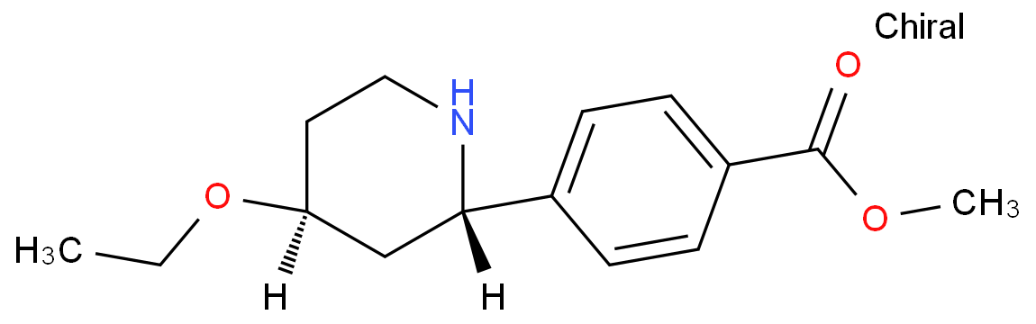 4-(2S,4S)-4-乙氧基哌啶-2-基)苯甲酸甲酯CAS号1644667-61-7