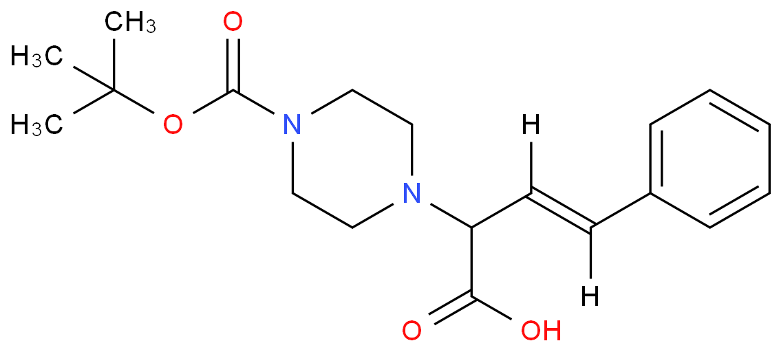 (3E)-2-(4-BOC-PIPERAZINYL)-4-PHENYL-3-BUTENOIC ACID