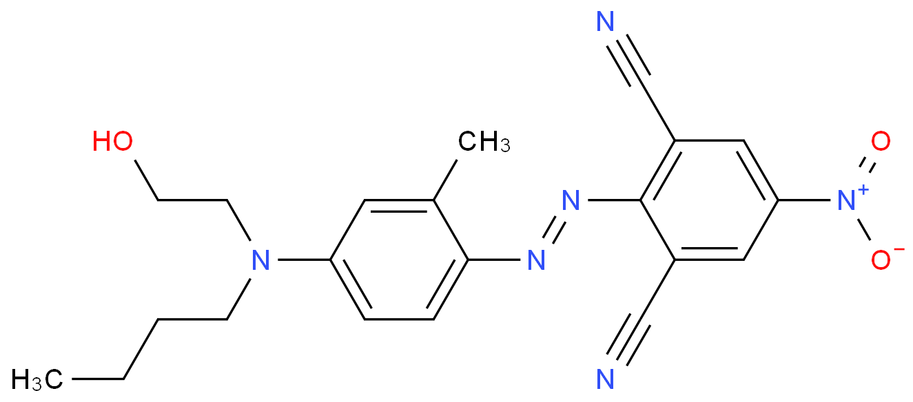 2-[[4-[butyl(2-hydroxyethyl)amino]-2-methylphenyl]azo]-5-nitrobenzene-1,3-dicarbonitrile