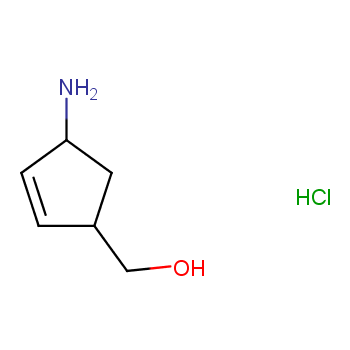 (1S,4R)-(4-Aminocyclopent-2-enyl)methanol hydrochloride  