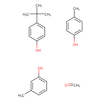 Formaldehyde, polymer with 4-(1,1-dimethylethyl)phenol, 3-methylphenol and 4-methylphenol structure