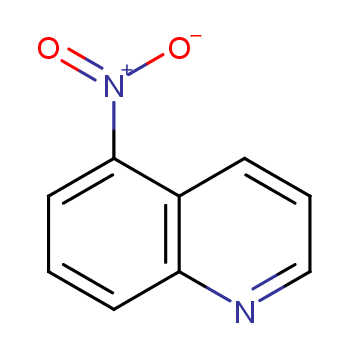 5-硝基喹啉化学结构式