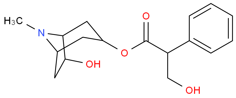 山莨菪碱化学结构式