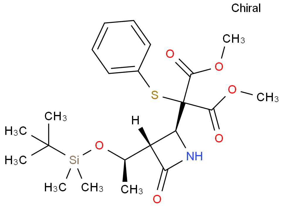 2 { 2s 3s 3 [ R 1 Tert Butyl Dimethyl Silanyloxy Ethyl] 4 Oxo