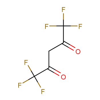 六氟乙酰丙酮化学结构式