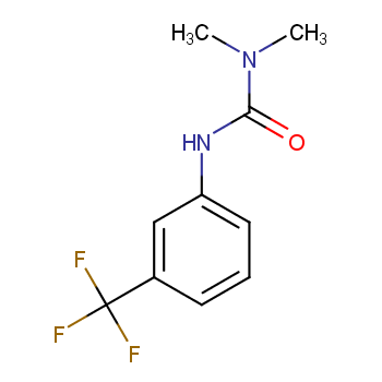 氟草隆化学结构式