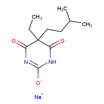 阿米妥钠化学结构式