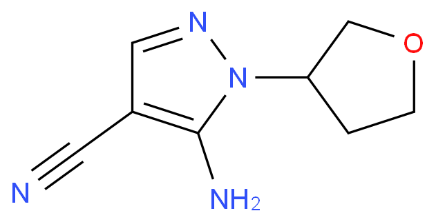 5-amino-1-(3-oxolanyl)-4-pyrazolecarbonitrile