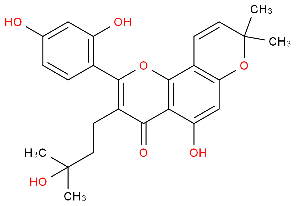 桑根皮醇化学结构式
