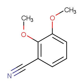2,3-二甲氧基苯甲腈化学结构式
