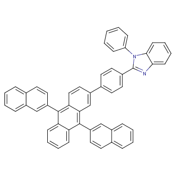 2-[4-(9,10-Di-2-naphthalenyl-2-anthracenyl)phenyl]-1-phenyl-1HbenziMidazole  