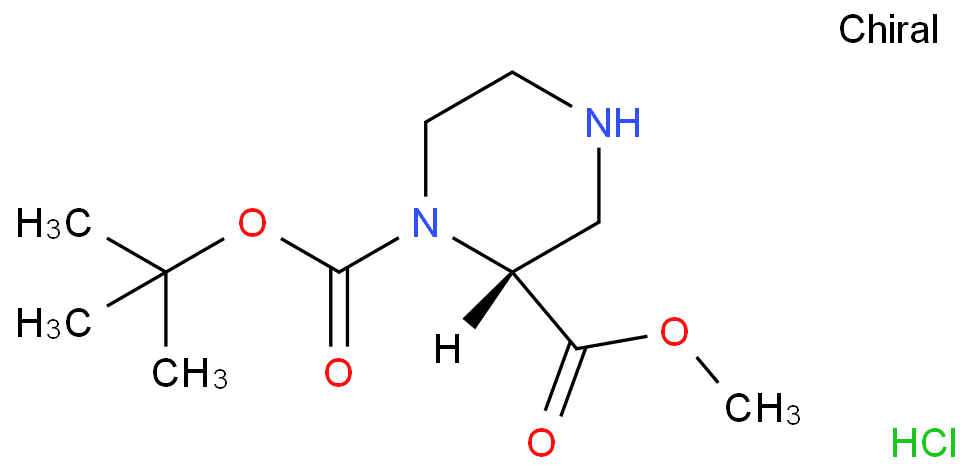 1-O-tert-butyl 2-O-methyl (2R)-piperazine-1,2-dicarboxylate,hydrochloride