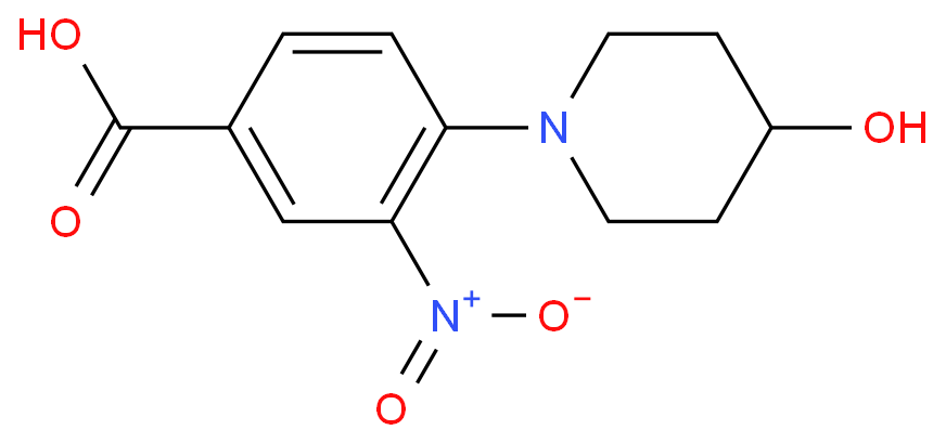 3-NITRO-4-(PIPERIDIN-4-OL-1-YL)BENZOIC ACID