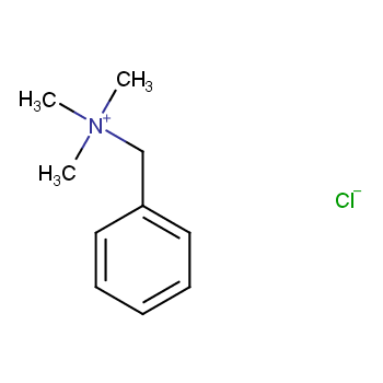 Benzyltrimethylammonium chloride structure