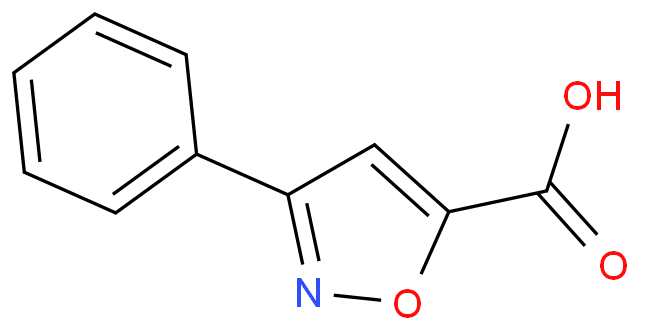 3-苯基-5-异噻唑羧酸化学结构式