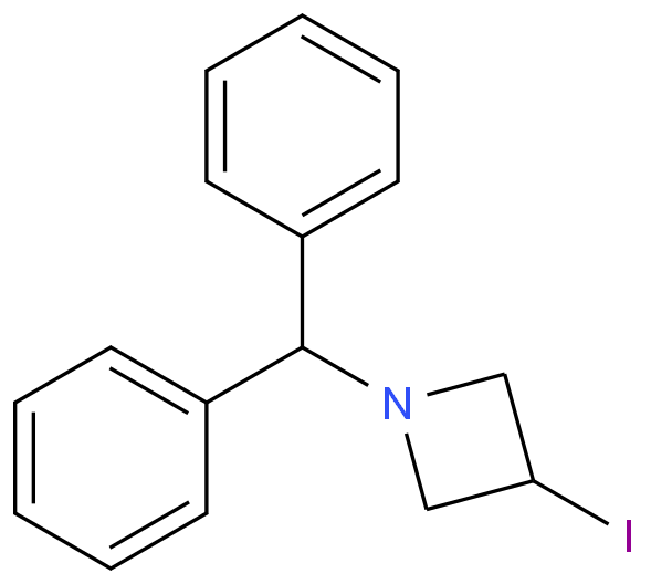 1-二苯甲基-3-碘氮杂环丁烷 产品图片