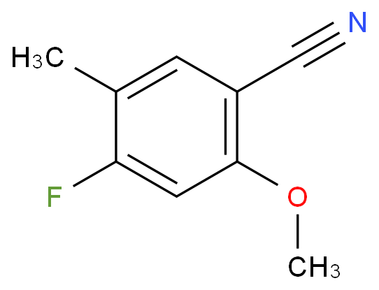 4-氟-2-甲氧基-5-甲基苄腈CAS号314298-16-3；质量保证